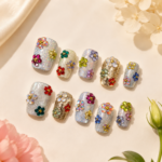 Five-color flowers